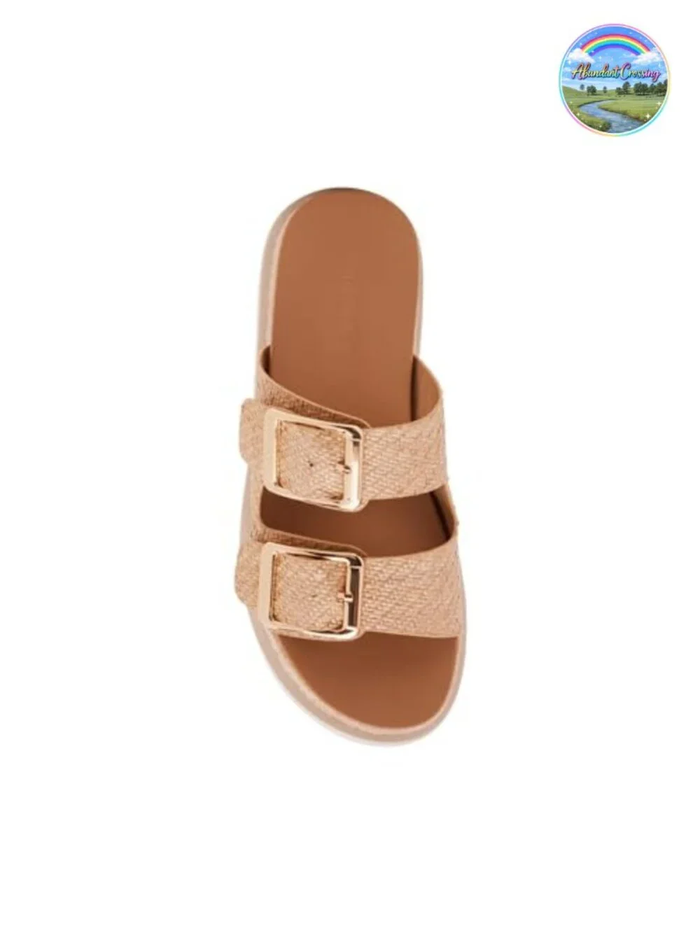Women's Platform Sandals Espadrille Style Cushioned Footbed Adjustable Straps